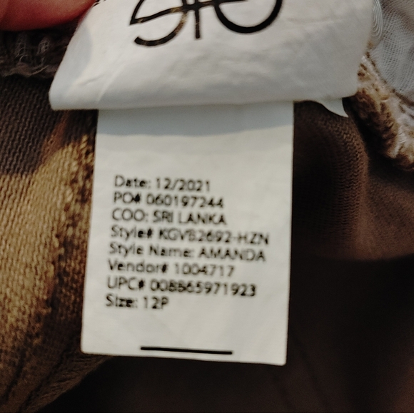 Gloria Vanderbilt Amanda Classic High Rise Tapered Jean Petite, Hazelnut 12P - Picture 11 of 12